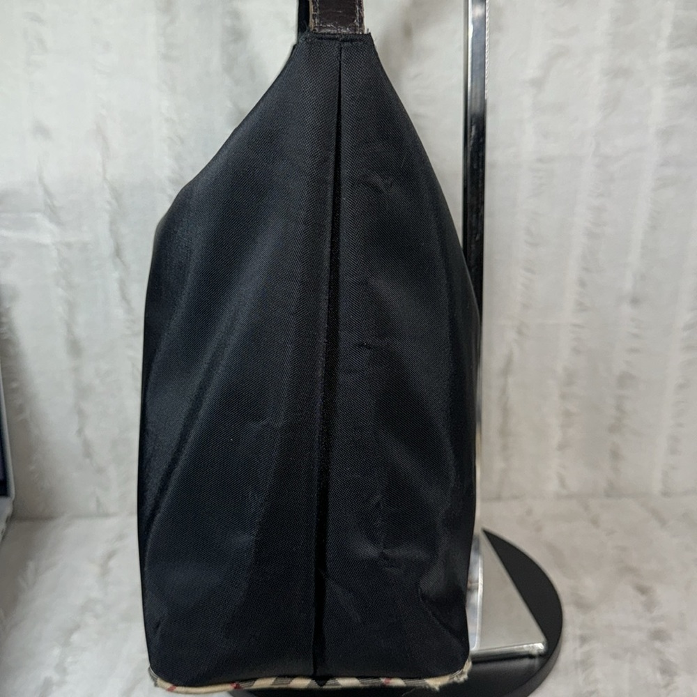 Burberry Blue Label Nova Check Black Nylon - Picture 5 of 17